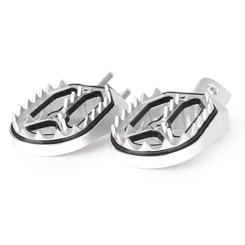 2X Foot Pegs for Honda CRF230L (2003–2009) Silver
