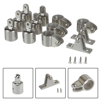 12-Piece Top Fitting Kit for Marine Applications (316 Stainless Steel)