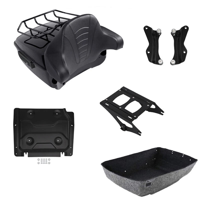 Trunk Pad Mount Rack Docking Base Plate for Harley Touring (2014–2023)