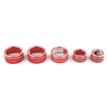 Set of 4 Interior Air Condition Audio Button Switch Knob Covers for Toyota Camry (2018)