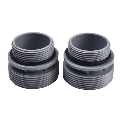 Intex Pool Filter Inlet Outlet Conversion Kit 40mm to 1 1/2 Inch Adapter