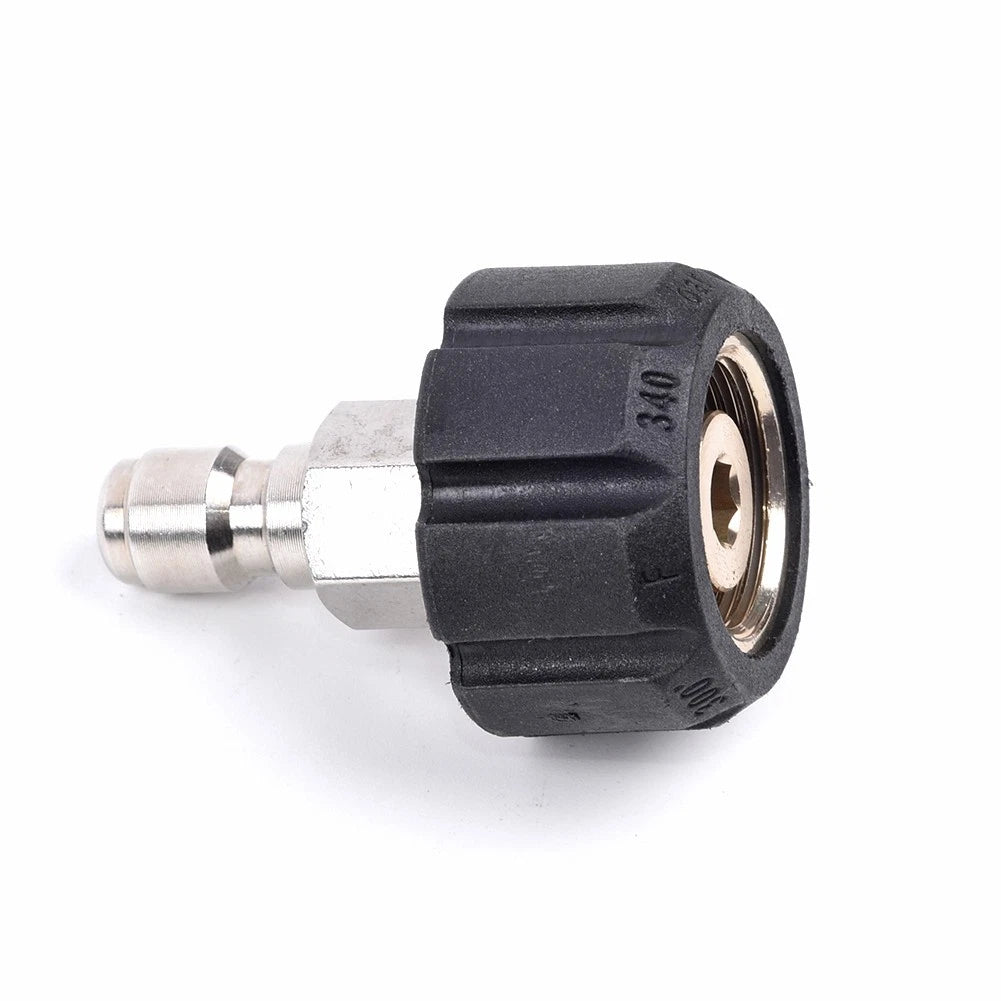 Pressure Washer Quick Connect M22/14 to 1/4 Male Pipe Accessory