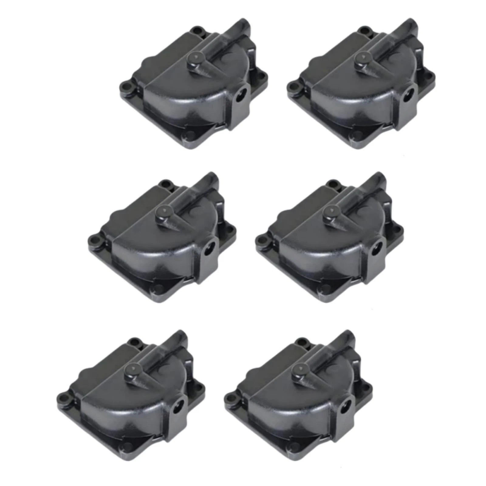 Set of 6 Carburetor Bowls for Johnson Evinrude 80 115 150 HP (1995–2006)