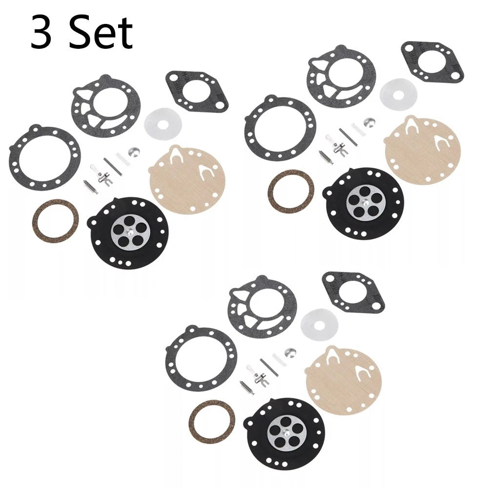 3 Set Carburetor Diaphragm Kit Replace For Zama RB-42 Stihl 08 08S 070 090 TS350