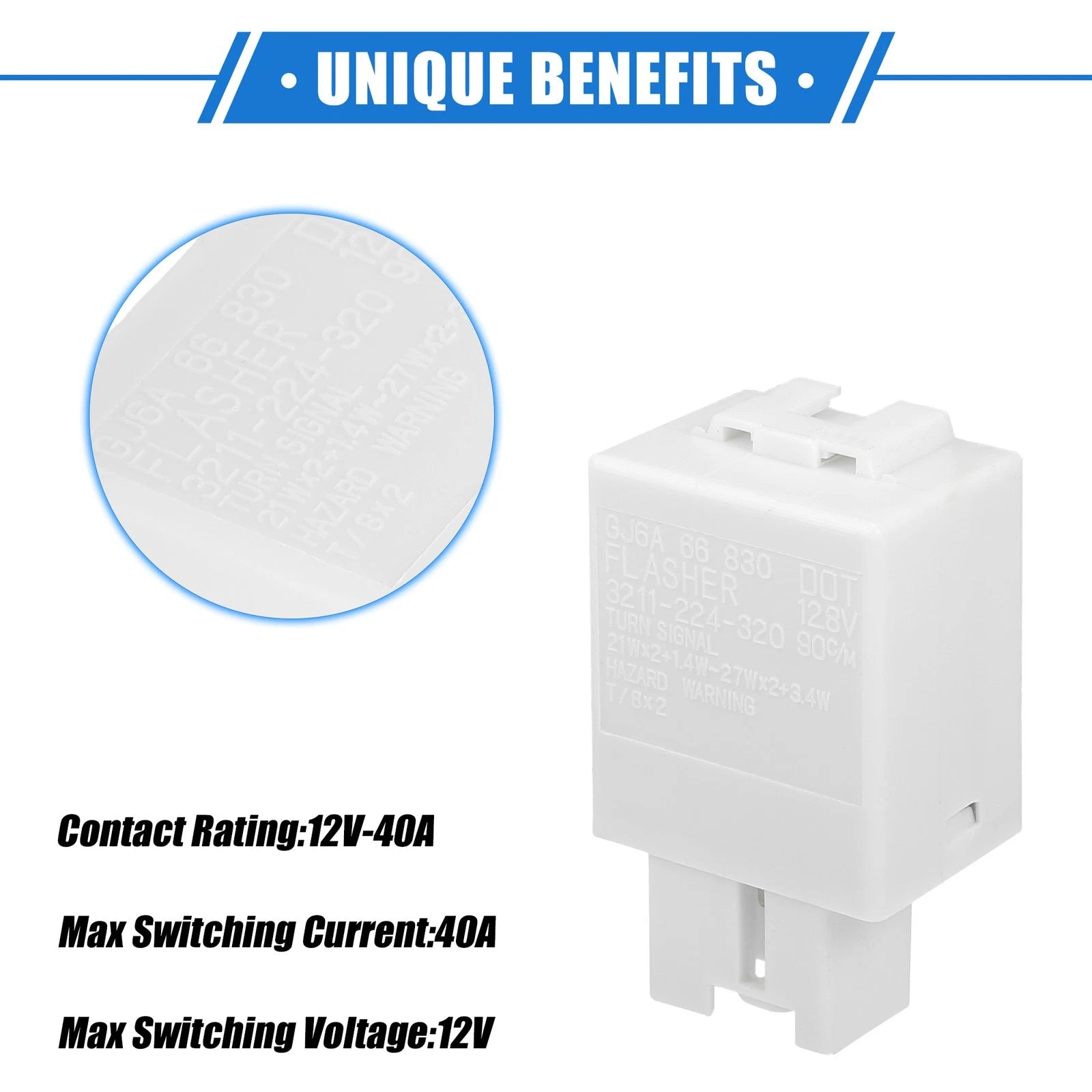DC 12V 40A Relay for Chevrolet Cruze 7 Pin (2011–2018)