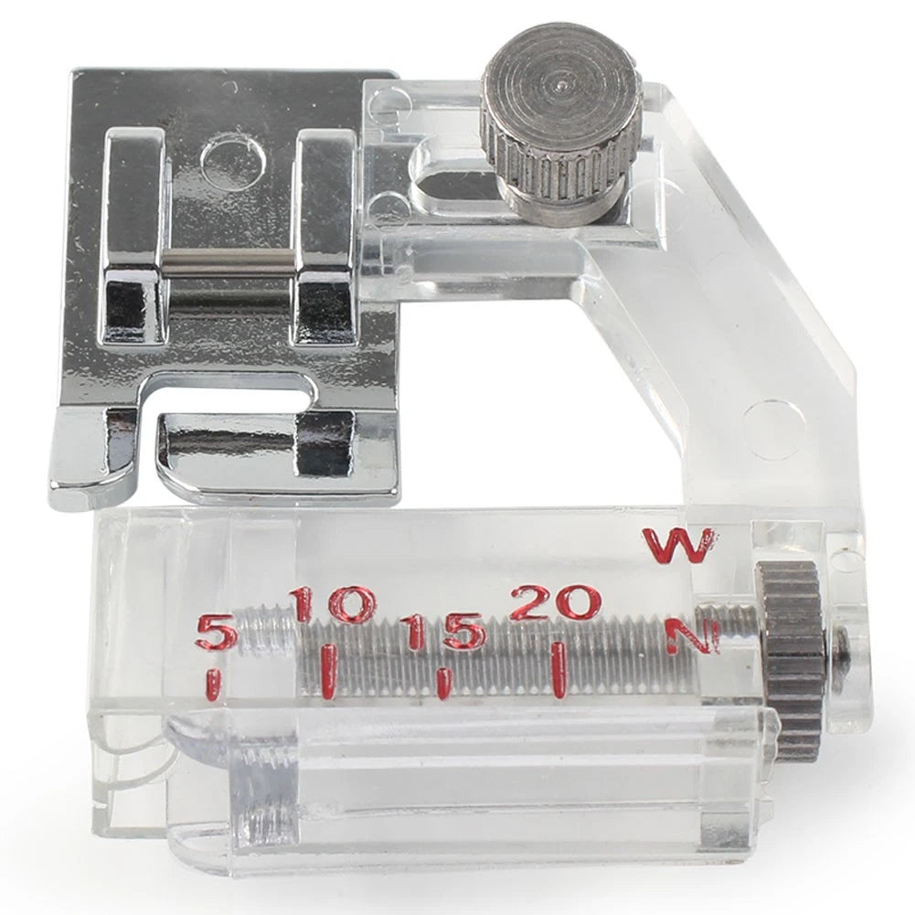 Adjustable Bias Binder Presser Foot for Sewing Machine (Universal Fit)