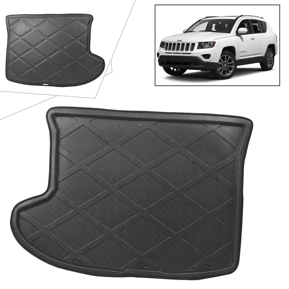 For Jeep Compass 2007-2016 2015 Rear Boot Mat Rear Trunk Liner Cargo Floor Tray