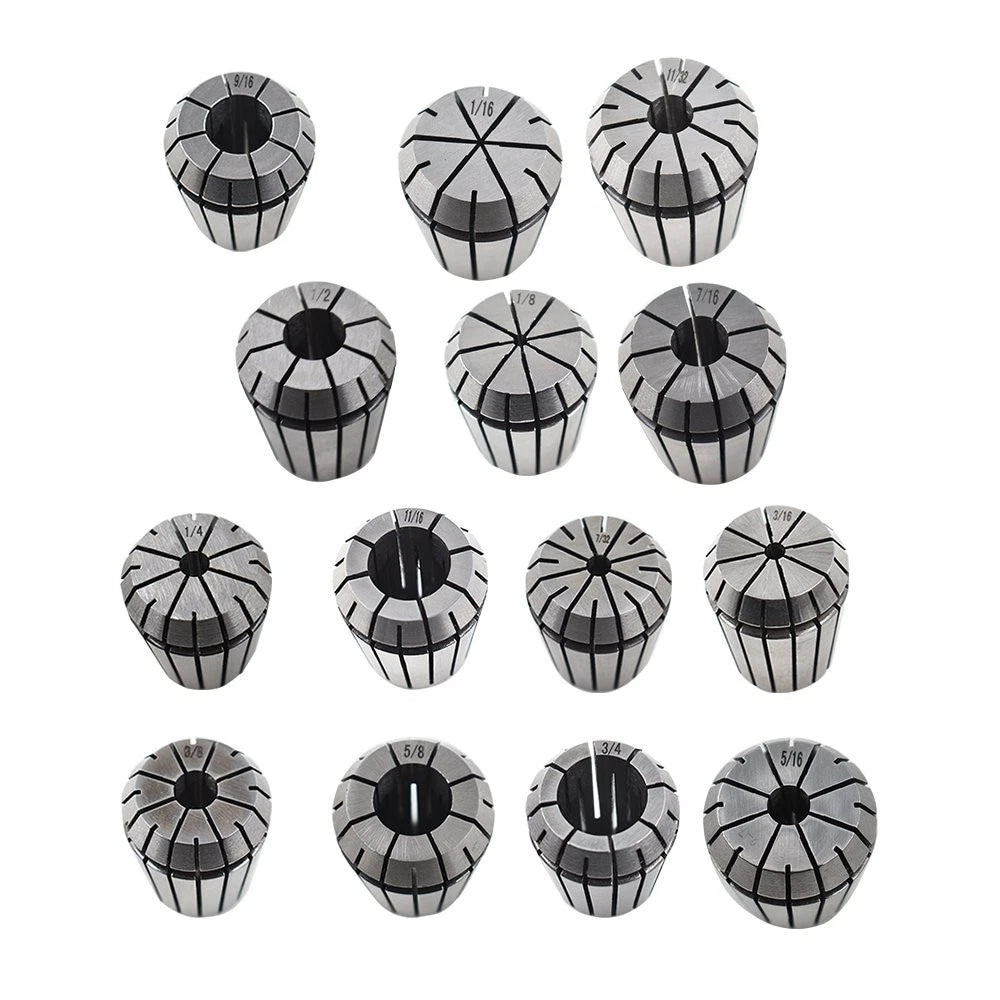 14Pcs ER32 Spring Collet Set for CNC Milling Lathe Engraving Machine