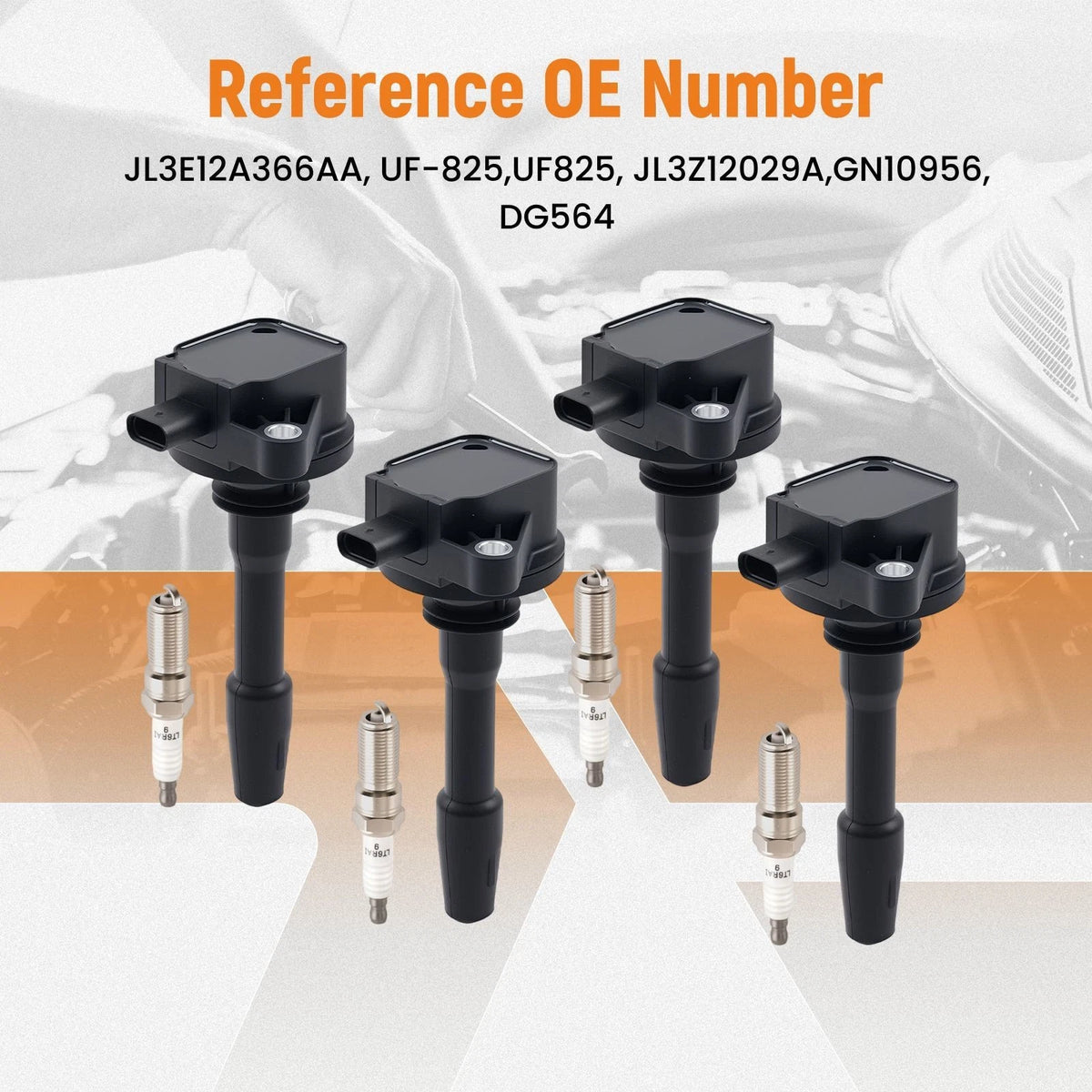 6X Ignition Coil for Ford Police Interceptor Utility V6 3.3L (2020) UF-825