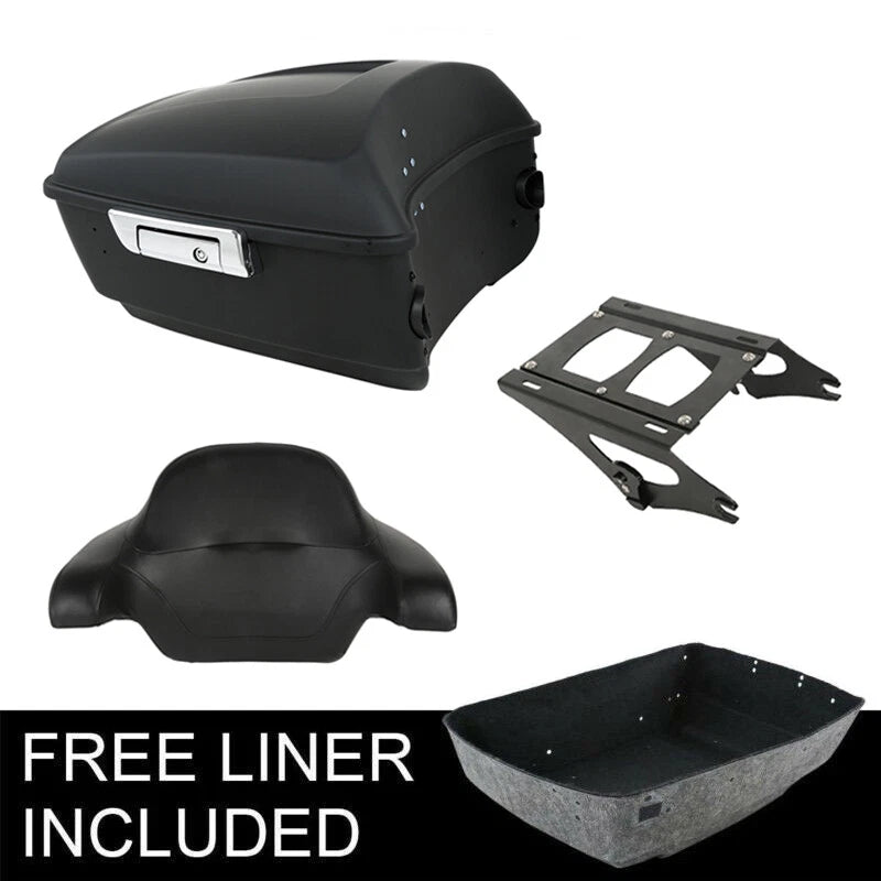 Matte Trunk Pad Mount Rack for Harley Touring CVO Road Glide (2014–2026)