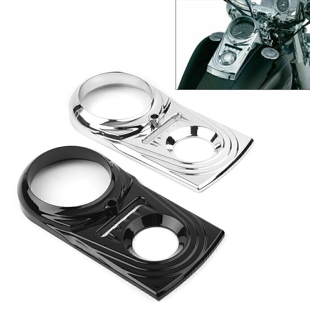 1pc Dash Panel Insert Cover For Harley Dyna Wide Glide 93-03 Softail 2000-17 cl
