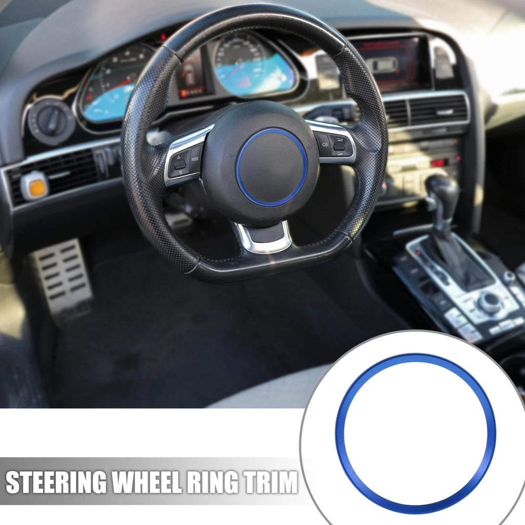 Steering Wheel Decal Cover Ring Trim for Audi A1 A3 A4 A6 Q3 Q5 2012–2016
