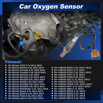 Oxygen Sensor Set of 2 for Nissan 370Z 3.7L (2011–2014)