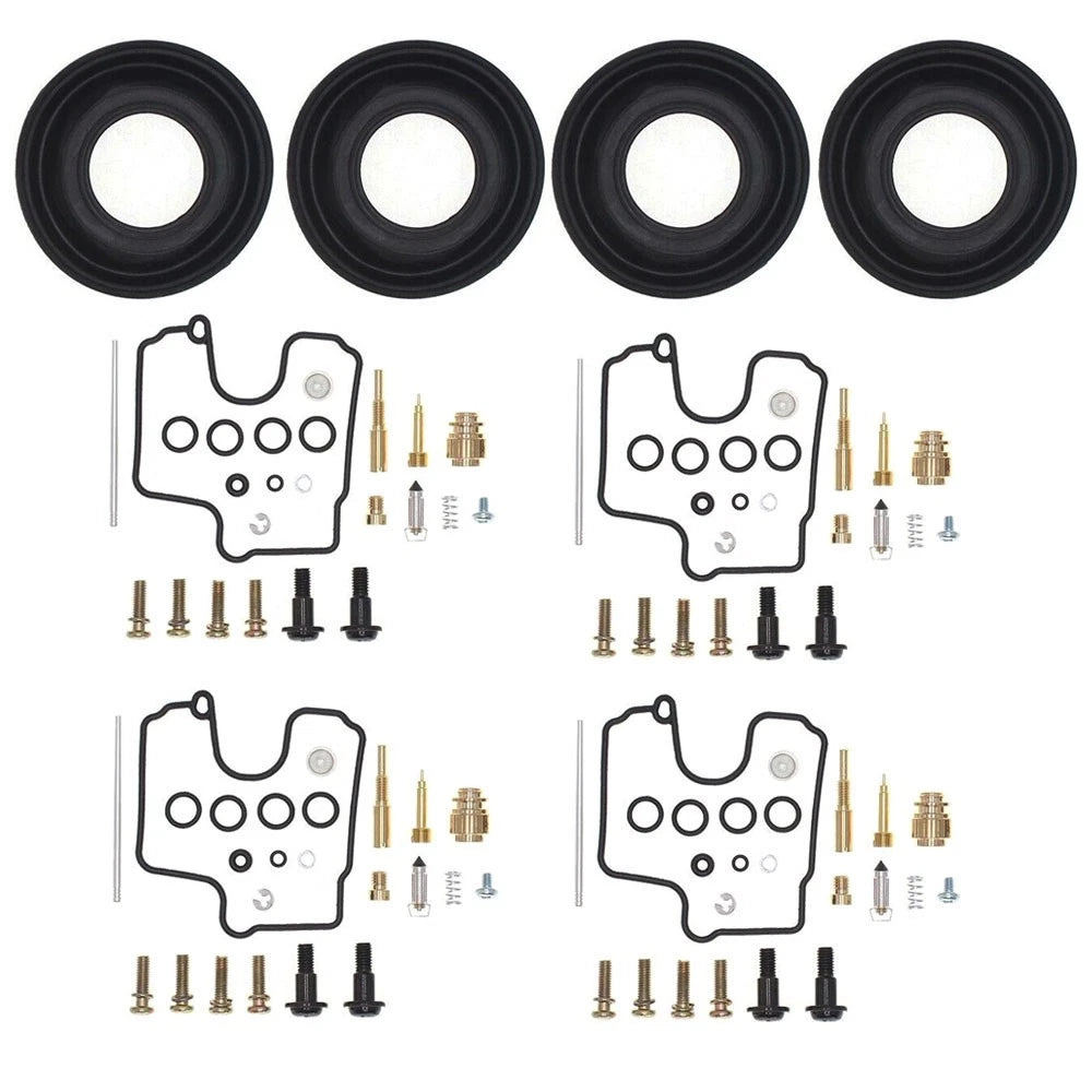 4X Carburetor Gasket Jet Repair Kit for Suzuki SV650 SV650S (1999–2002)
