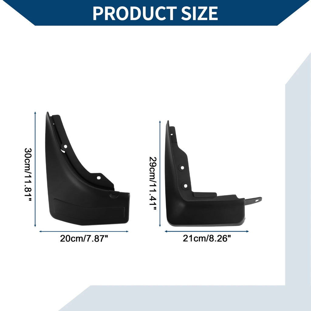 Mud Flaps Splash Guards 1 Set Mud Guards for Mercedes-Benz GLB (2020–2023)
