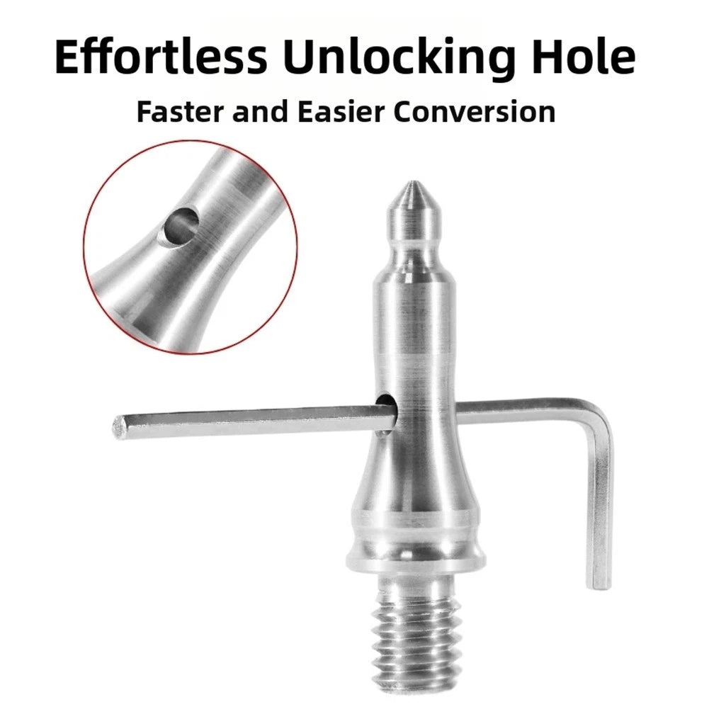 3X Tripod Feet Pads and Spikes with 38 Screw Thread for Tripods