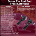 Outer Tie Rod Ends for Ford C-Max II 1.6 CNG (2013–2014) BV6C3290AA