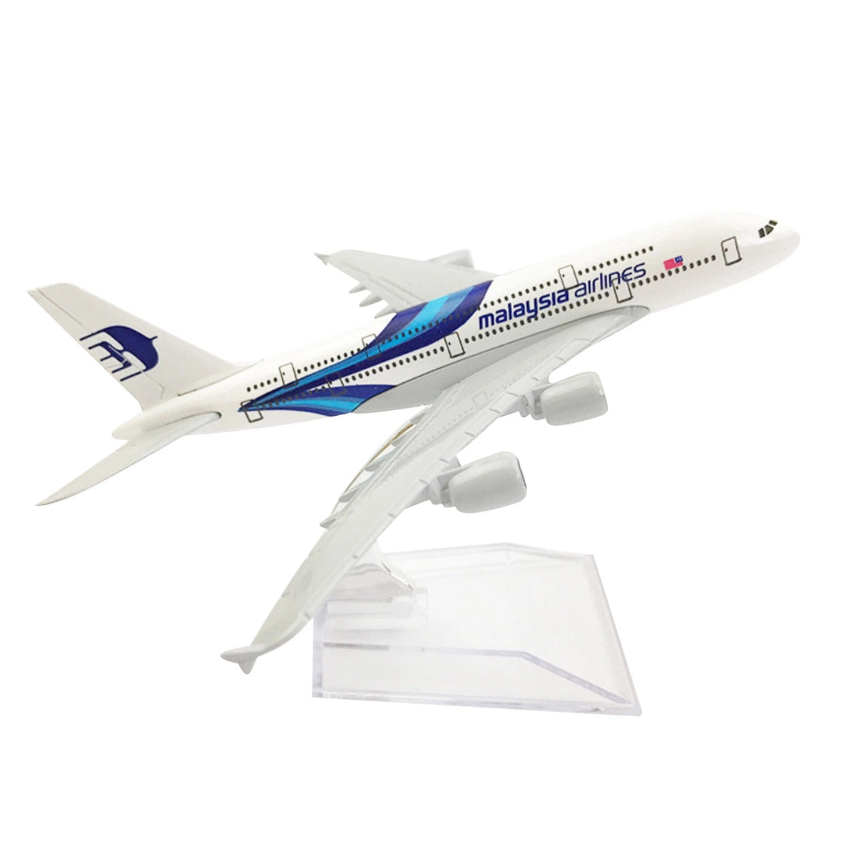 Diecast Model Plane for Malaysia Airlines A380 (1:400 Scale)