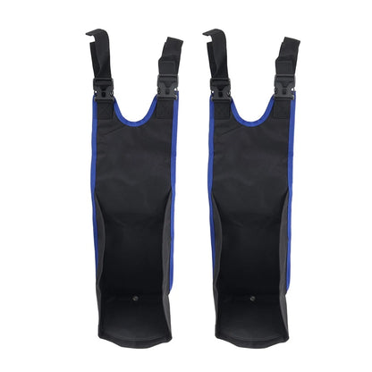2x Universal Adjustable Foldable ATV Rear Passenger Seat Foot Rest Footpegs