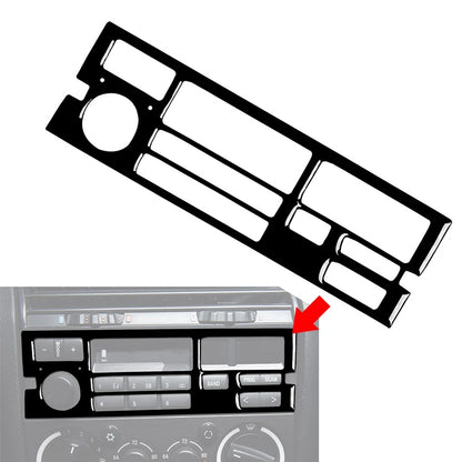 Piano Black Radio CD Panel Cover Trim for BMW 3 Series E36 (1994–1996)