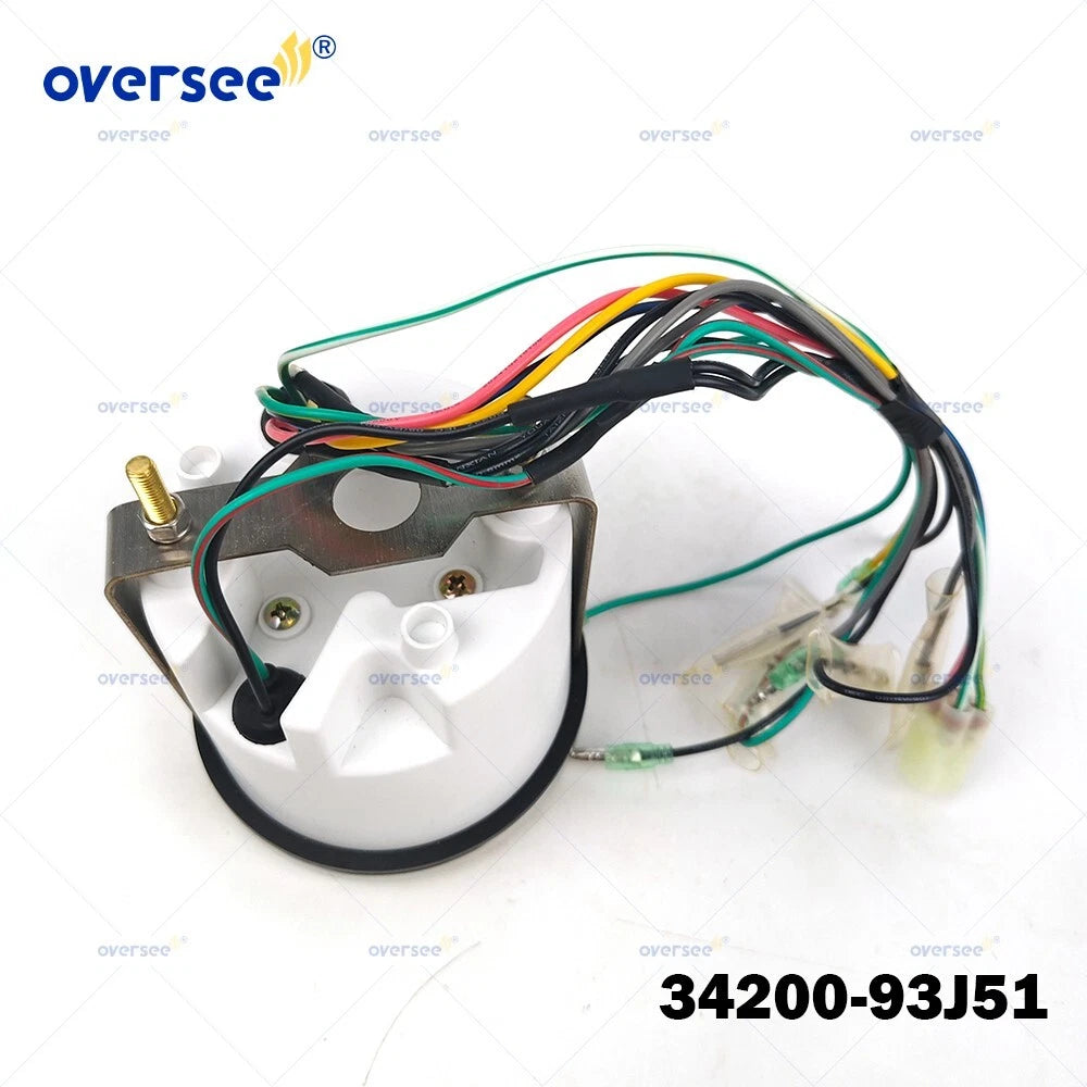White Multifunction Tachometer for Suzuki DF40 DF140 (2000–2023)