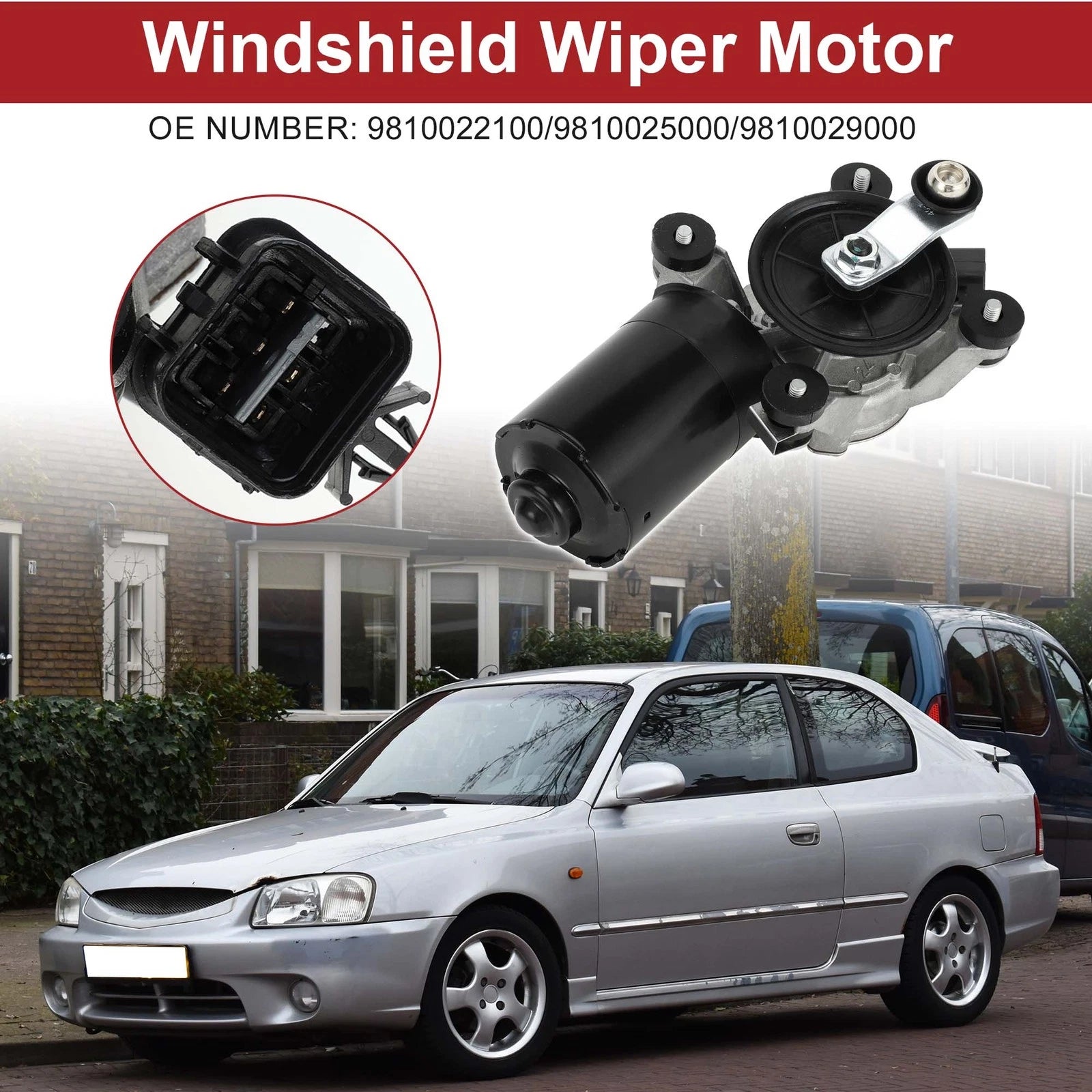 Front Windshield Wiper Motor Replacement for Hyundai Elantra (1996–2000)
