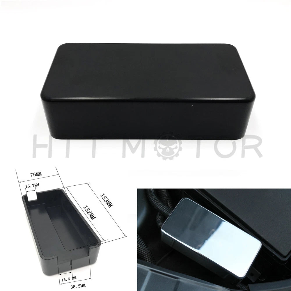 Relay Box Cover for Chevrolet Camaro (2010–2014) No Logo Black