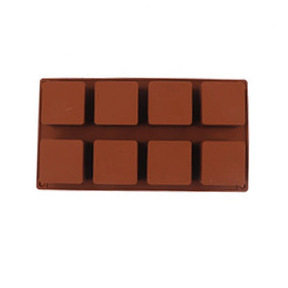 8 Compartment Silicone Baking Tool for Dessert Creation 5x3.5 cm