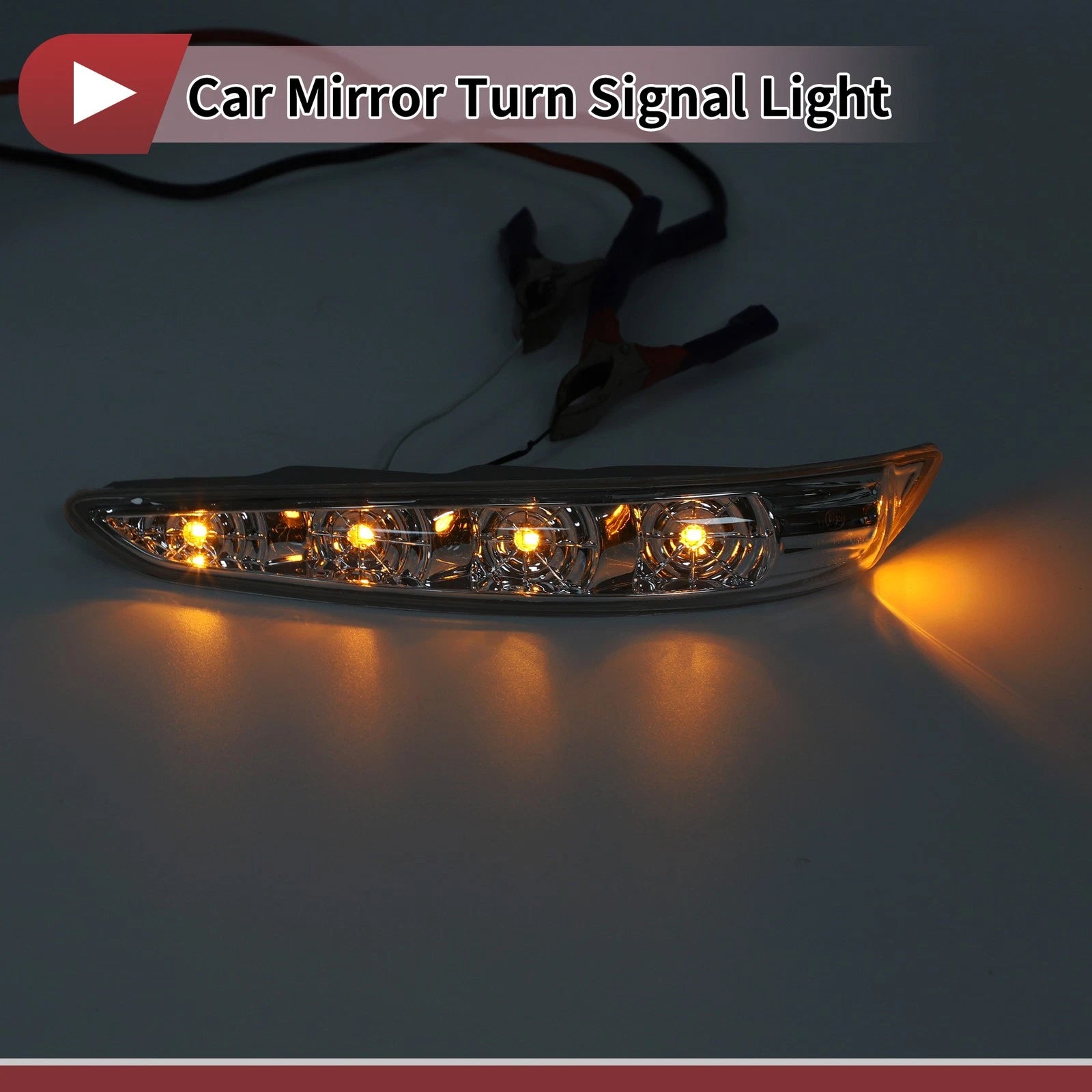 Mirror Turn Signal Light for Hyundai Sonata (2009–2014) Left Side Clear