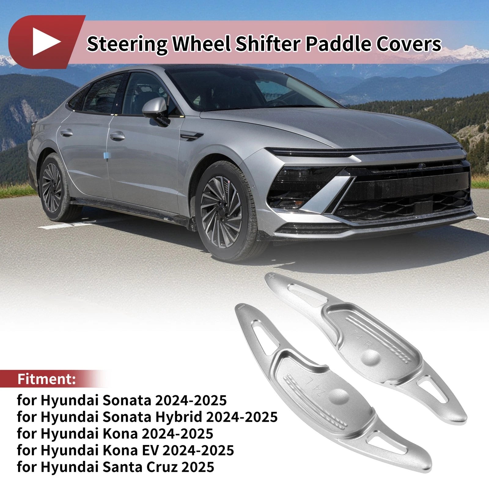 Steering Wheel Paddle Shift Extensions Replacement for Hyundai Sonata (2024–2025)
