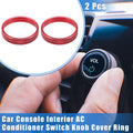 2 Pcs AC Switch Knob Covers Replacement for Dodge Ram 1500 2500 3500 (2010–2012)