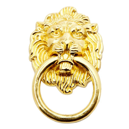 10Pcs Pull Handle Ring Lion Head Cabinet Pulls Door Drawer Knob Hardware Decor