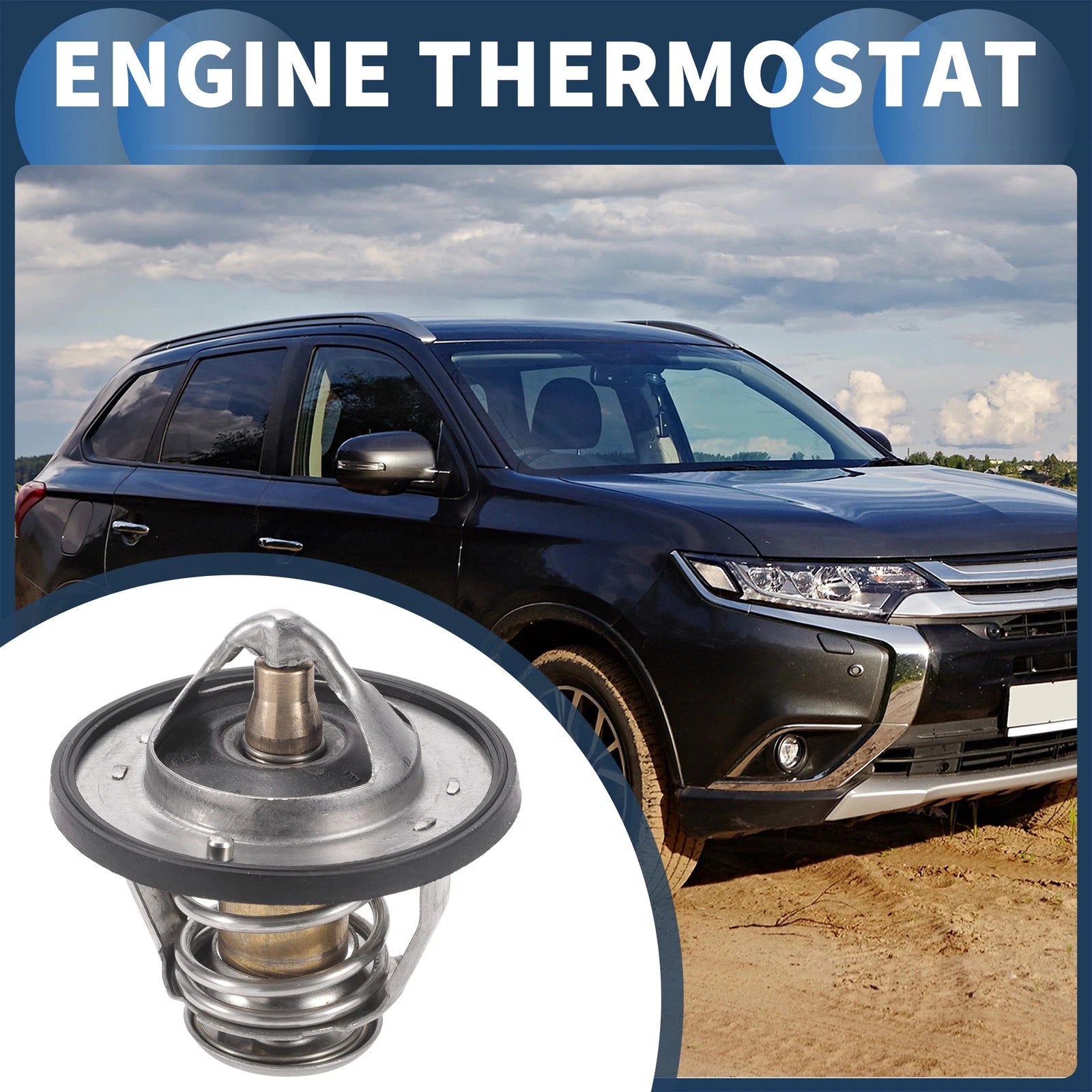 Engine Coolant Thermostat Replacement for Mitsubishi Outlander 3.0L (2007–2019)