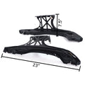 One Touch Saddlebag Latch Lids Hardware Covers for Harley Touring (2014–2020)