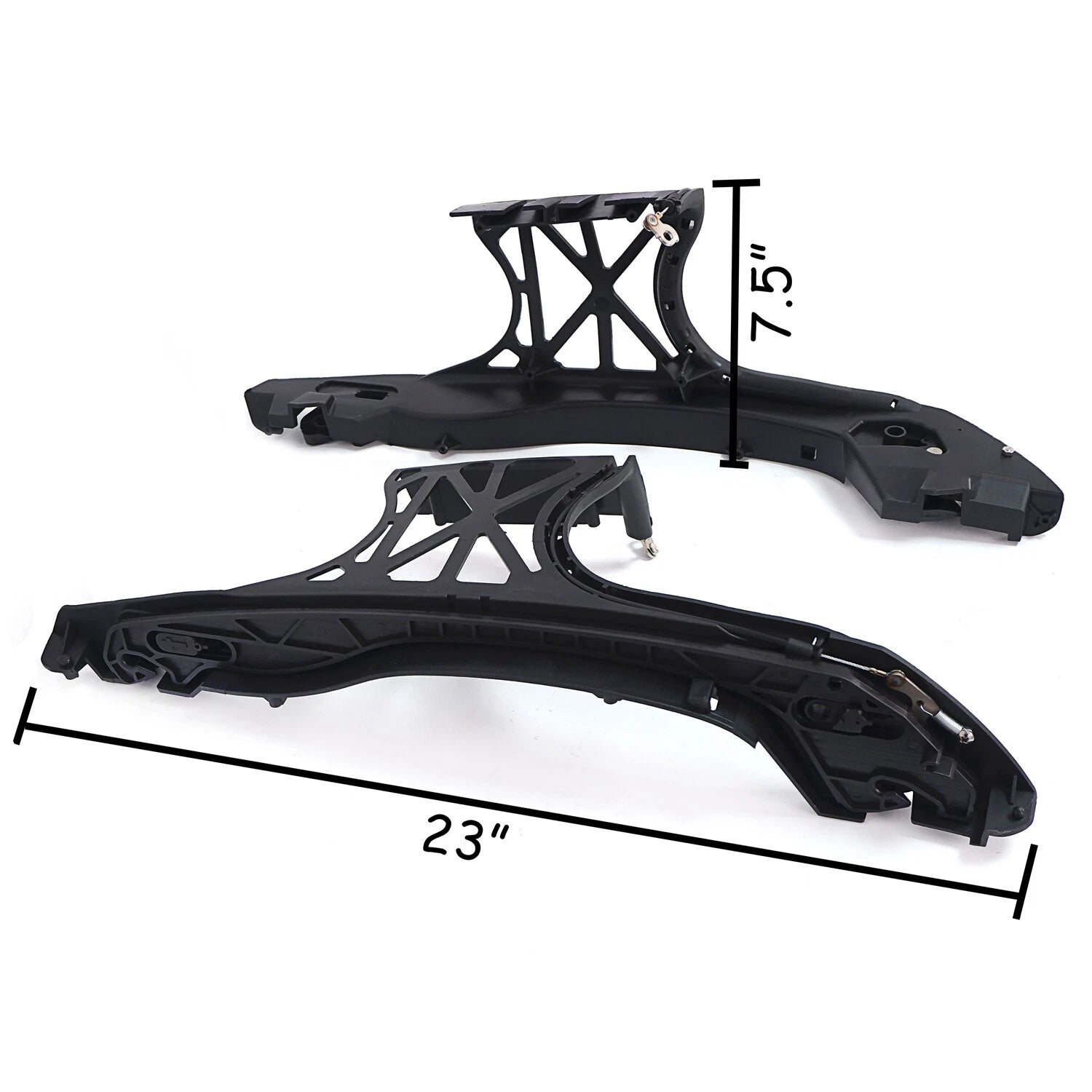 One Touch Saddlebag Latch Lids Hardware Covers for Harley Touring (2014–2020)