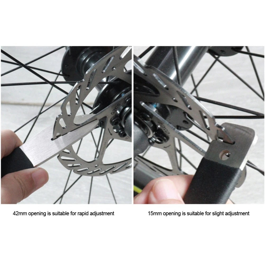 Disc Brake Rotor Truing Fork Adjustment Wrench - Stainless Steel Multi Slots