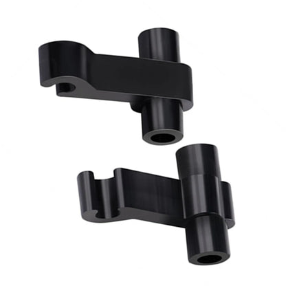 2Pcs Extended Vent Window Latch Links Black ABS for Chevrolet GMC (2000–2007)