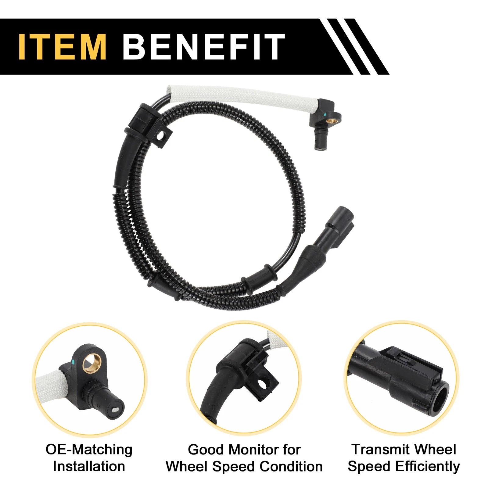 ABS Wheel Speed Sensor No.XL3Z2C204CA for Ford F-150 (1997–2003) Front Right