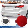 Rear Tow Hook Cover Left Side Replacement for Mazda 6 Atenza 2018-2021