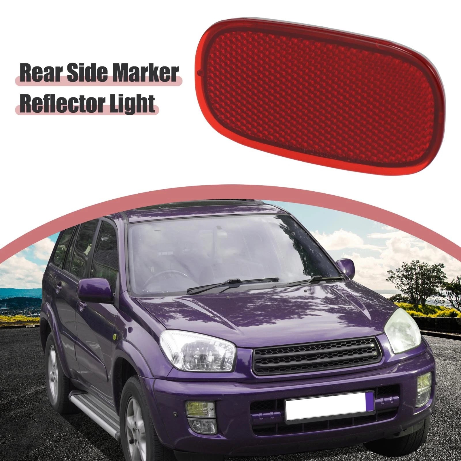 Rear Bumper Side Marker Reflector Replacement for Toyota RAV4 Left Right (2013–2018)