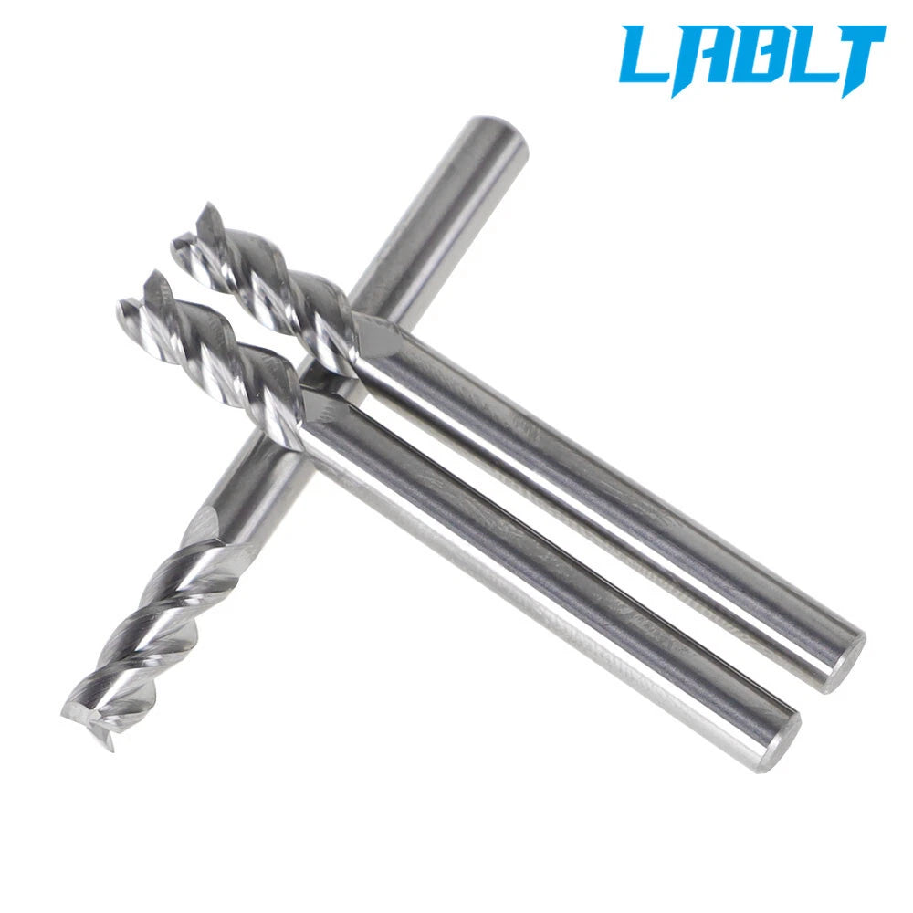 3X 3/16" 3 Flute Regular Carbide End Mill - 9/16" LOC, 2" Overall Length