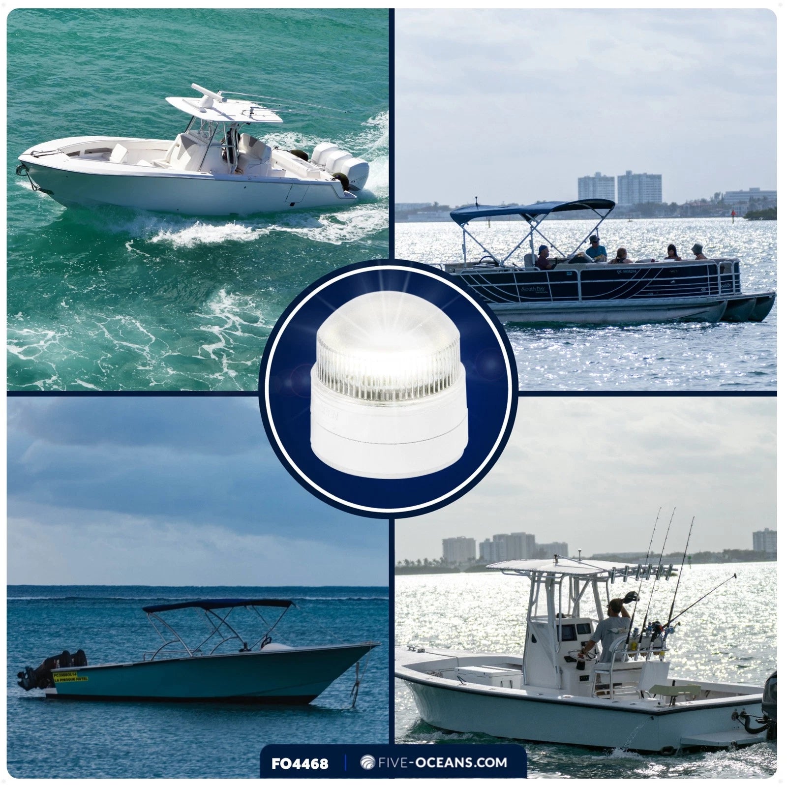 LED Stern Light for Boat (12V DC)