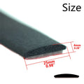 5M Car Windshield Sunroof Triangular Window Seal Strips Weatherstrip Waterproof