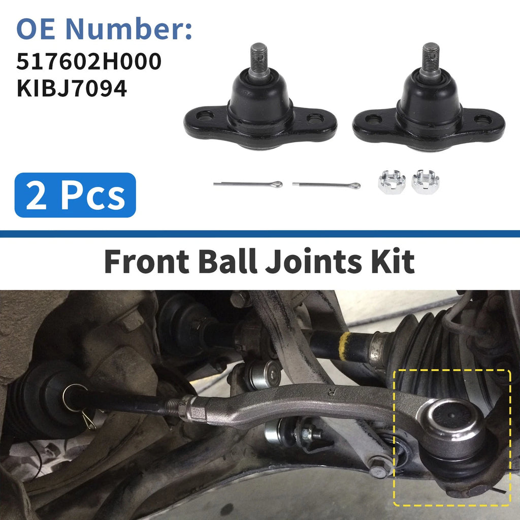 Front Lower Ball Joints Left Right Pair for Hyundai Elantra (2005–2011)