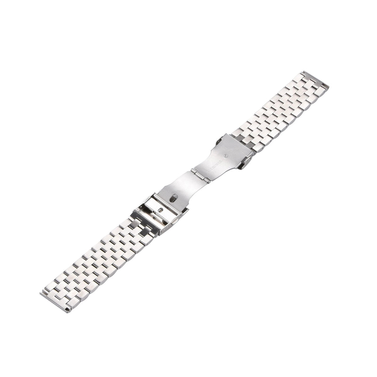 20mm Silver Watch Band Strap Bracelet Replacement for Various Watches