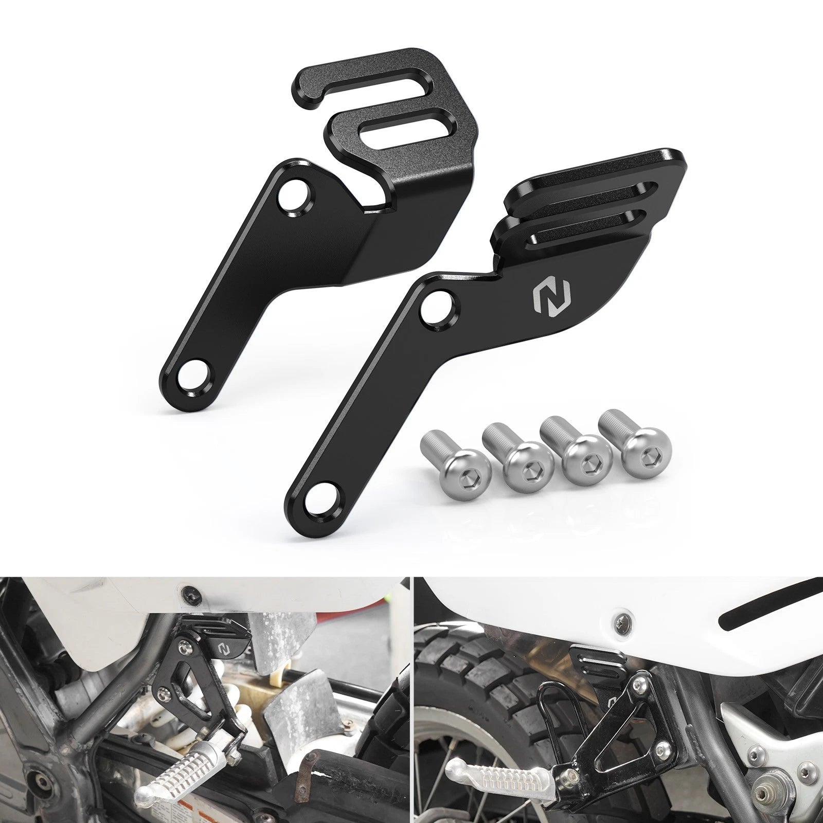 Pair Tie Down Brackets for Suzuki DR650S/SE (1996–2025)