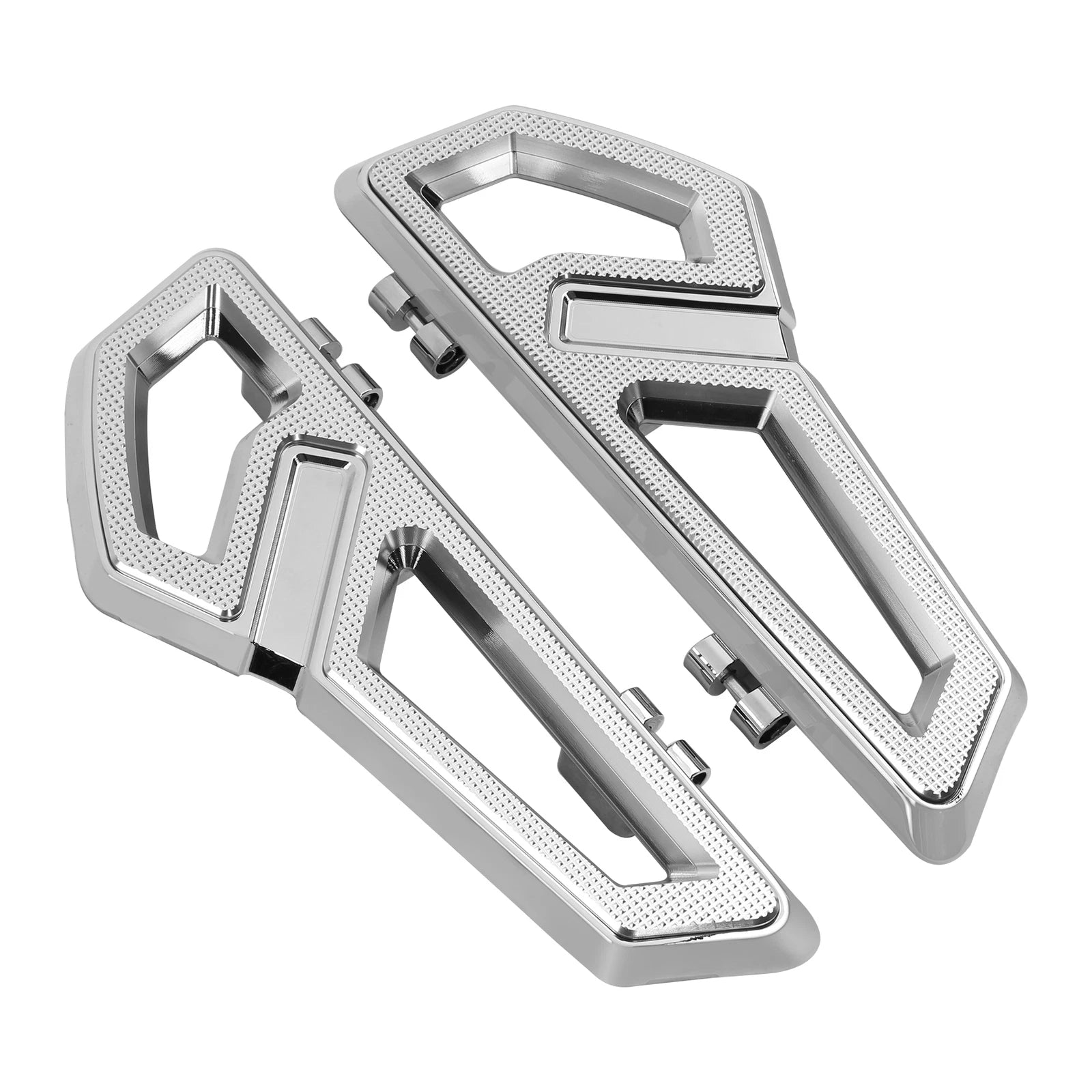 Front Driver Floorboard Kit for Harley Touring Road Glide (2000–2024) Chrome