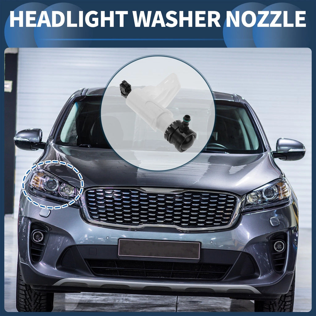 Front Passenger Side Headlight Washer Nozzle Replacement for Hyundai Sonata (2018–2020)