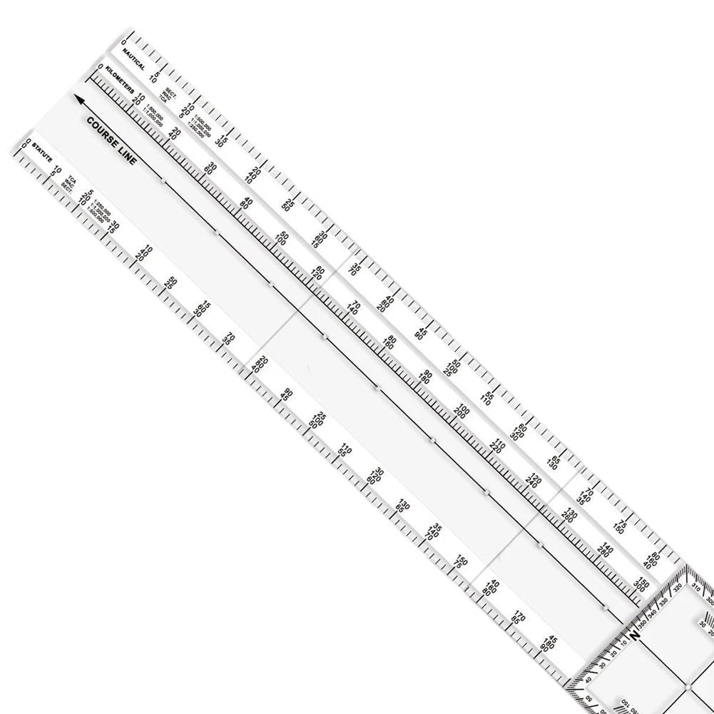CNP-3 Slide Rule for Air Navigation Distance Angle Conversion (38.1x7cm)