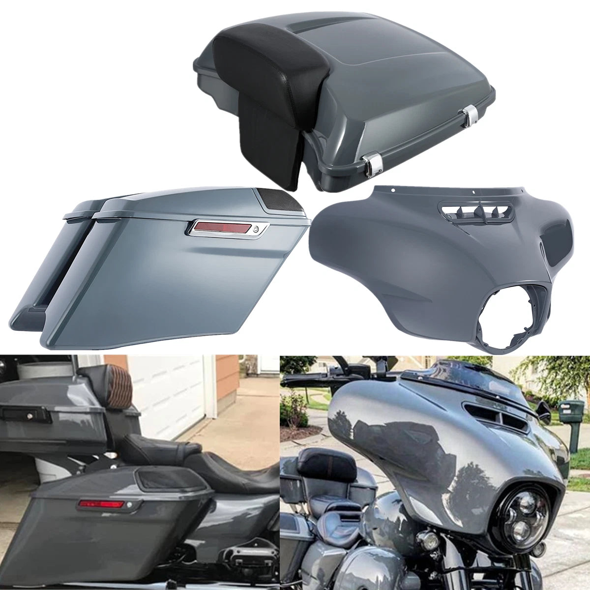 Batwing Outer Fairing Saddlebags Trunk for Harley Electra Road Glide (2014–2023)